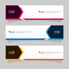 Vector design Banner background.