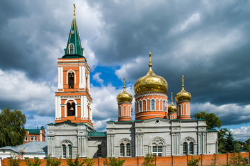 Fototapeta na wymiar Russia. Barnaul. Znamensky Cathedral