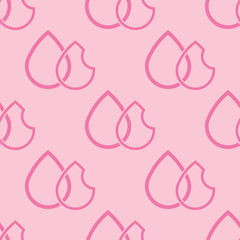 Geometric seamless pattern, abstract drops