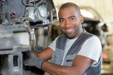 Portrait of industrial mechanic