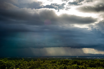 thunder storm sky Rain clouds