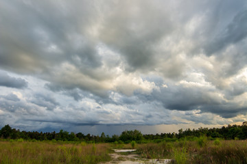 thunder storm sky Rain clouds