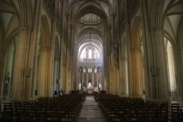 Fototapeta na wymiar cathédrale coutances