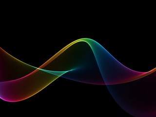     Wave abstract images, color design Abstract colored wave 