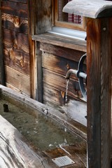 old working fountain alp style