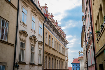 Fototapeta na wymiar Dans les rues de Prague