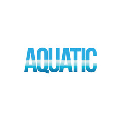 AQUATIC word design