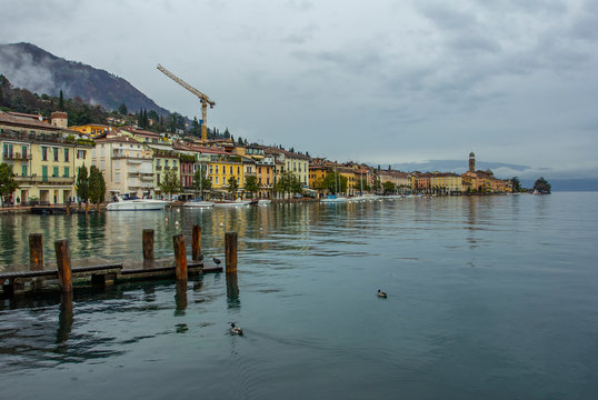 City on the lake. Wonderful city. Wonderful lake in the mountain. City of Bellaggio on Lake Como in Lombardy Italy. 