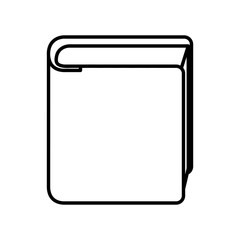 library book isolated icon