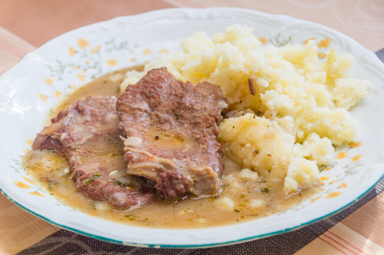 Polish traditional beef cutlets knows in Poland as bitki wolowe.