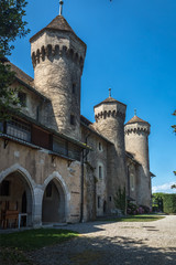 Château de Ripaille à Thonon les Bains en Haute Savoie , au bord du lac Léman