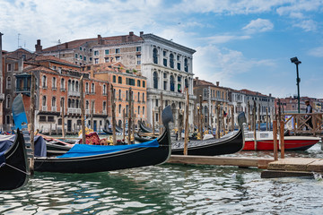 Obraz na płótnie Canvas Grand Canal in summer in Venice