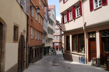 Fototapeta na wymiar Münzgasse in Tübingen
