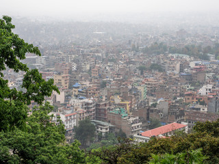 Obraz premium View over Kathmandu