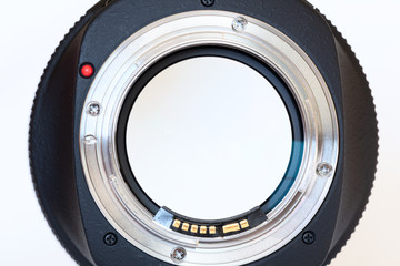 Back of the Luxury photo lens.