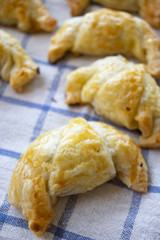 preparing homemade croissants