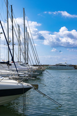 view of the port of Rome