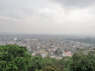 Obraz premium View over Kathmandu