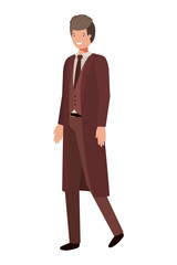 Obraz na płótnie Canvas young business man avatar character
