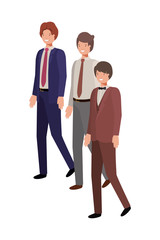 business men avatar character