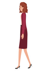 business woman avatar character