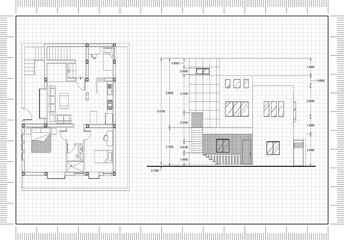 Apartment blueprint 