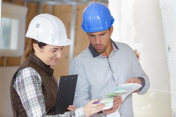 showing the report to the architect