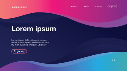 Background abstract curve light for Homepage
