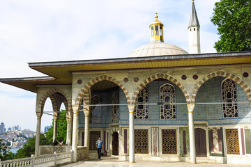 Fototapeta na wymiar Baghdad Kiosk situated in the Topkapi Palace