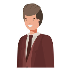 young businessman avatar character