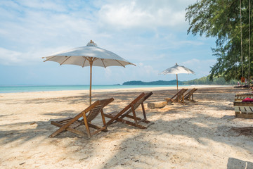 Relax at Ao Yai Beach, commonly known as Long Beach, on Ko Phayam Island.