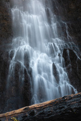 Fototapeta na wymiar Waterfall on mountain