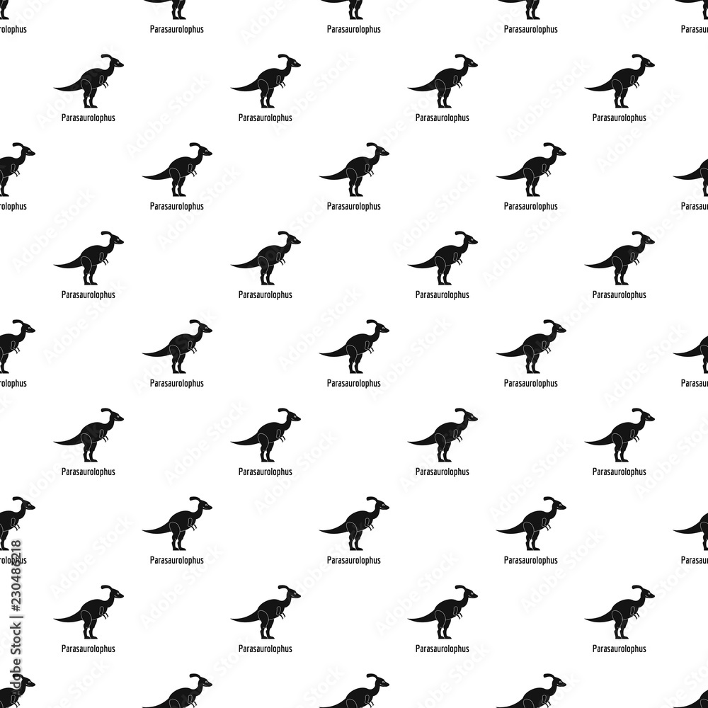Aufkleber parasaurolophus pattern seamless vector repeat geometric for any web design