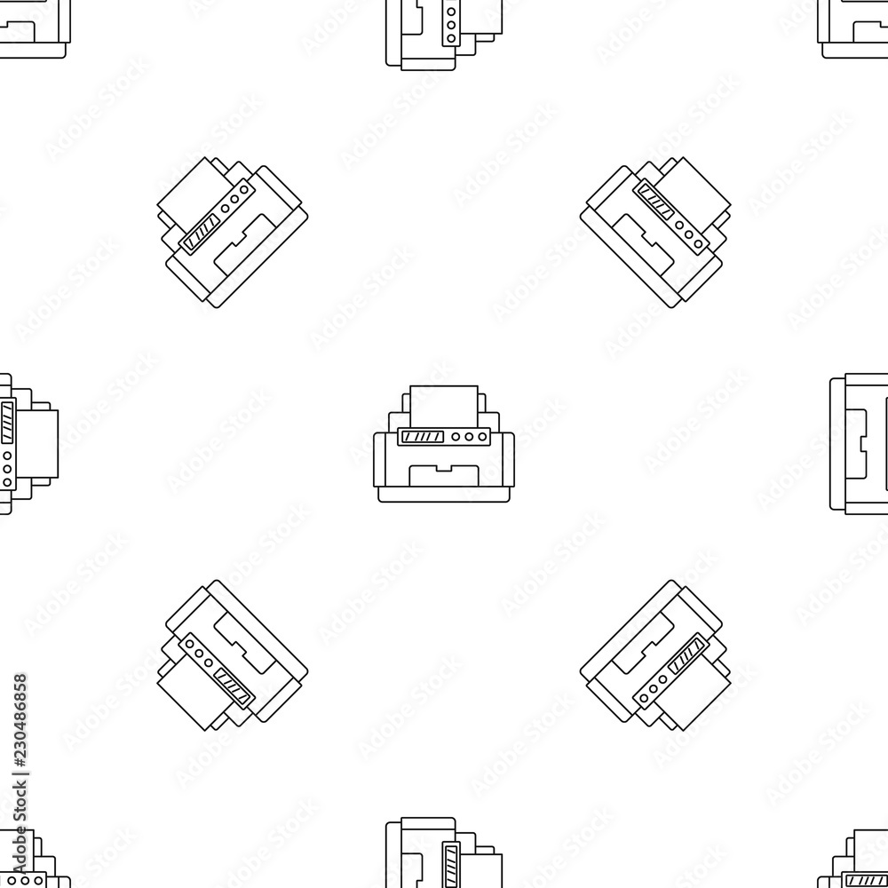 Poster laser printer pattern seamless vector repeat geometric for any web design