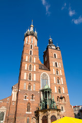 Fototapeta na wymiar Mariacki Church in Cracow
