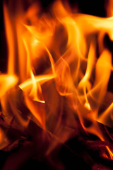 Abstract background of fire as a symbol of eternal torment