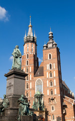 Obraz premium Mariacki Church in Cracow
