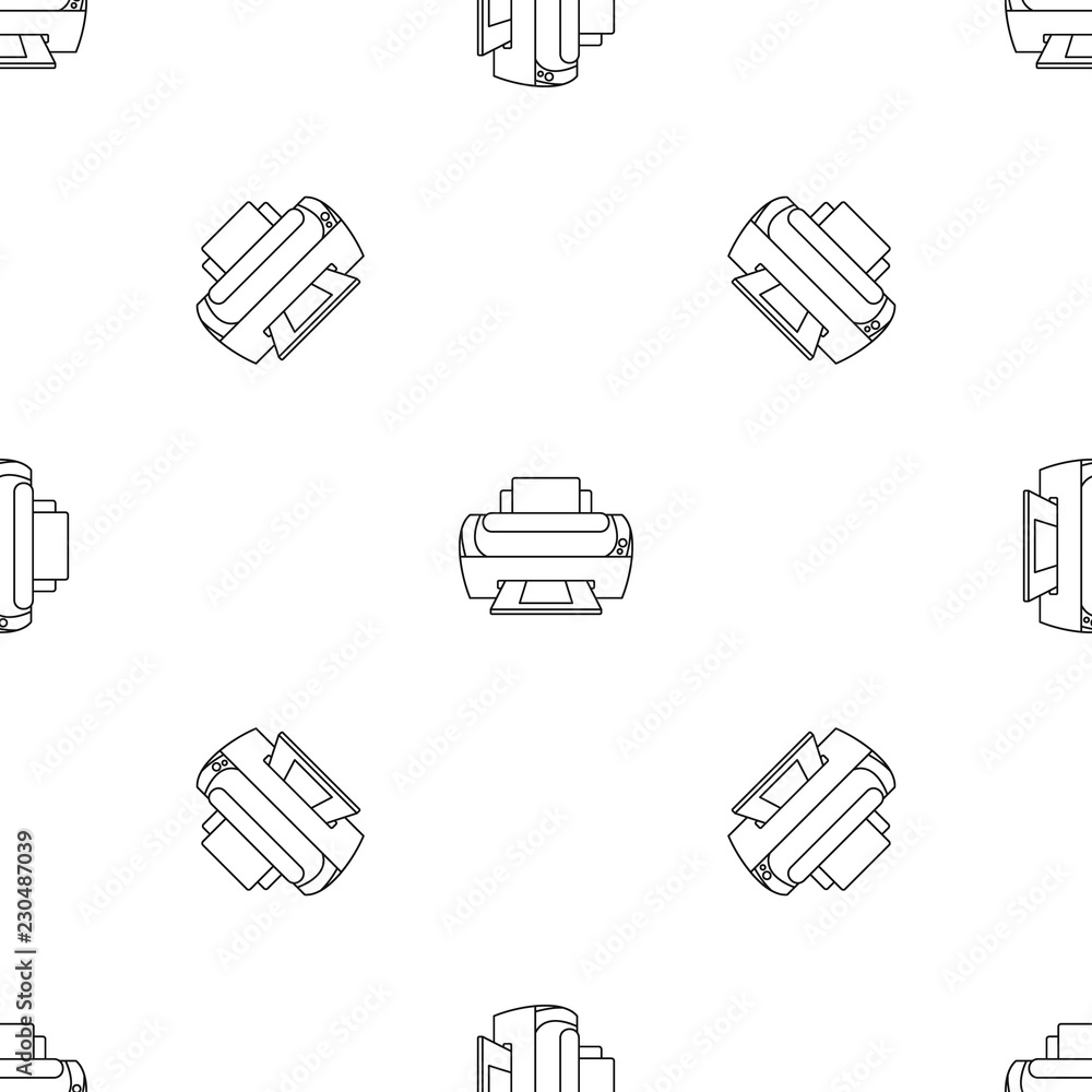 Poster photo printer pattern seamless vector repeat geometric for any web design