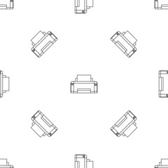 Black ink printer pattern seamless vector repeat geometric for any web design