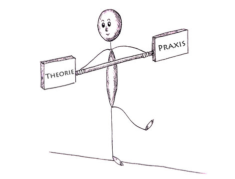Balance zwischen Theorie und Praxis