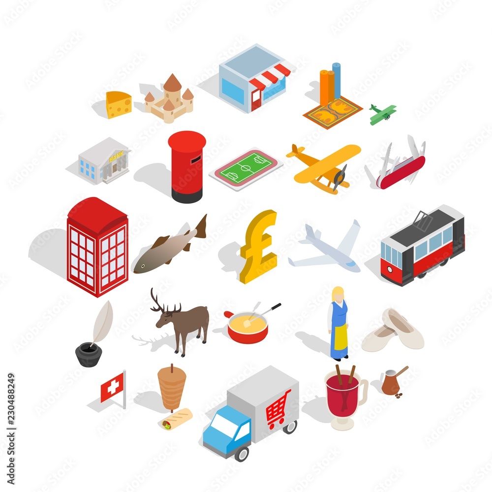 Poster borderline icons set. isometric set of 25 borderline vector icons for web isolated on white backgrou