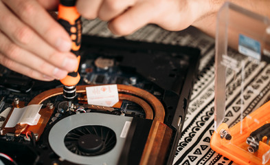 Computer repair concept