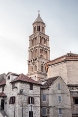 Cathedral in Split in Croatia, Balkans in Europe