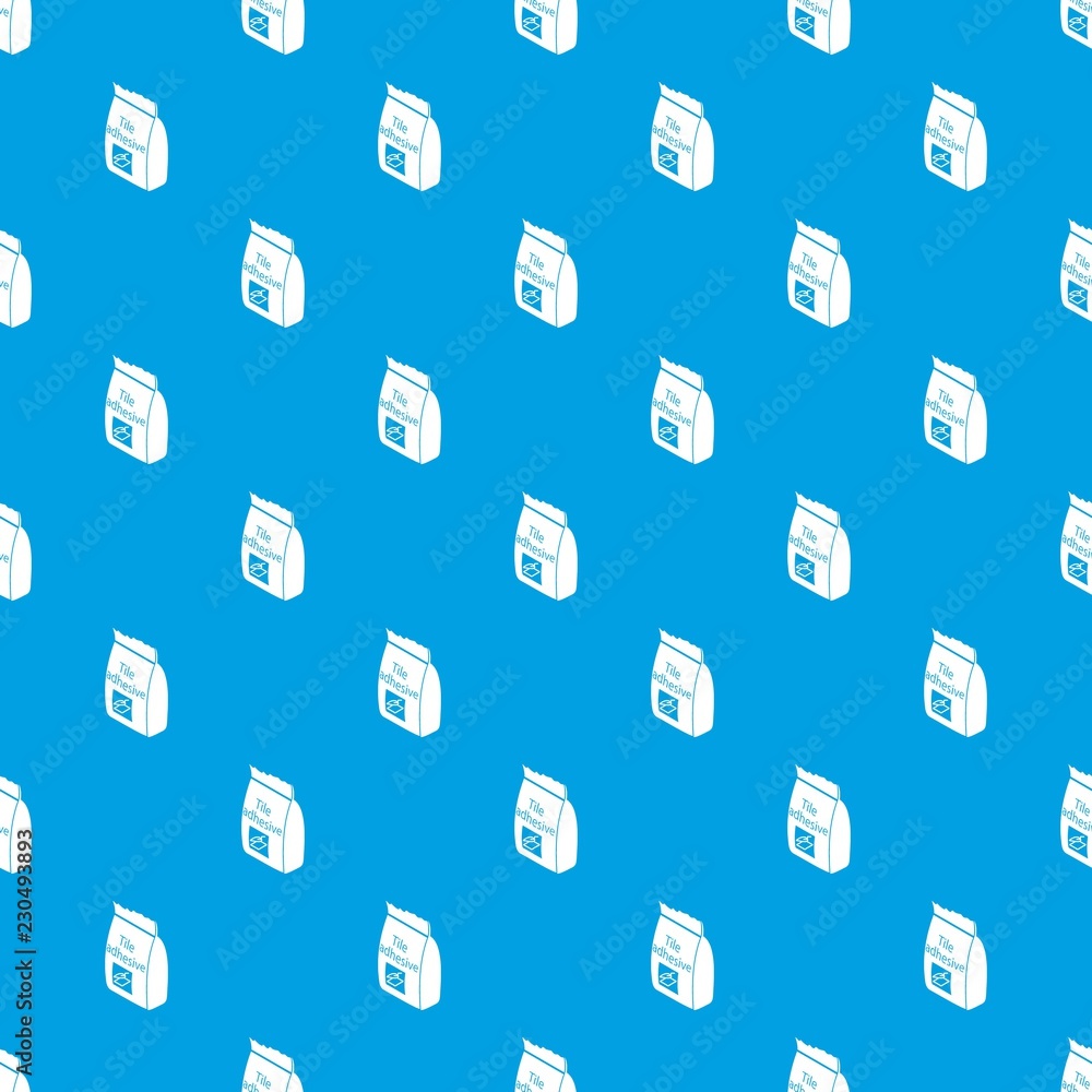 Poster tile adhesive pattern vector seamless blue repeat for any use