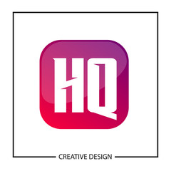 Initial Letter HQ Logo Template Design