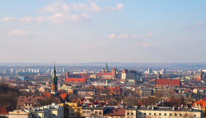 Naklejka na ściany i meble Cracow panorama