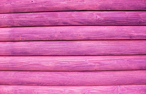 Pink Wooden Wall Texture For Background