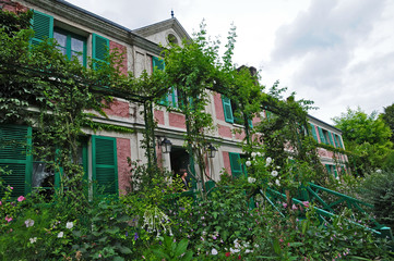 Fototapeta na wymiar Giverny, la casa di Monet - Normandia