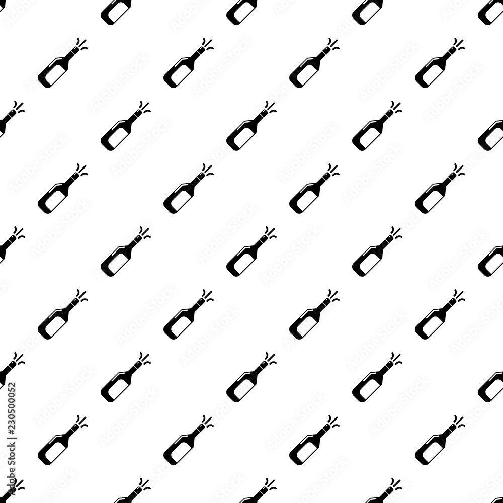 Poster wedding champagne explosion pattern vector seamless repeating for any web design
