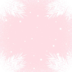 Cute pink christmas background
